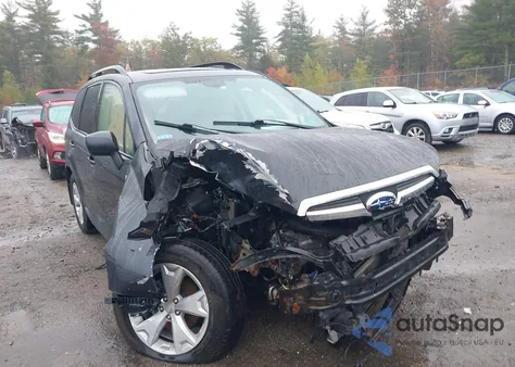 2015 Subaru Forester 2.5I Premium from USA, damaged, VIN JF2SJAGCXFH536588